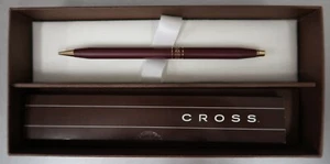 Cross Ladies Century 0.5mm Pencil Burgundy W/ Gold Design Made In USA New In Box - Picture 1 of 2