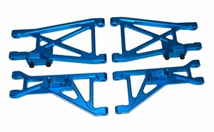 Dhawk CNC Aluminum Front & Rear Arms Blue For Team Associated RC10GT RC10T - Picture 1 of 8