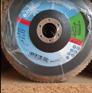 5 Pack Garryson Al/Oxide Flap Discs / Flexible Grinding Disc 180 X 22mm 60 Grit - Picture 1 of 2