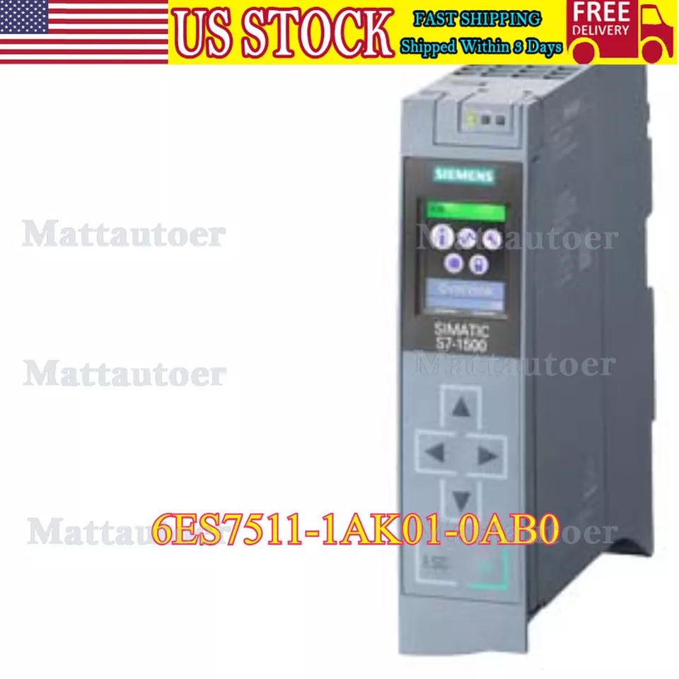 New Siemens S7-1500 CPU 1511-1 PN 6ES7 511-1AK01-0AB0 6ES7511-1AK01-0AB0 - Image 1 of 4