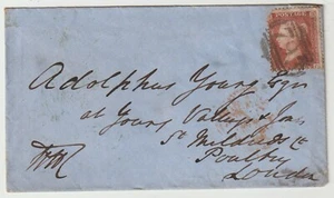NORFOLK 1856 = 793 = NÚMERO RARO DE SHIPDHAM Y CUBIERTA UDC WEST BRADENHAM A LONDRES - Imagen 1 de 4