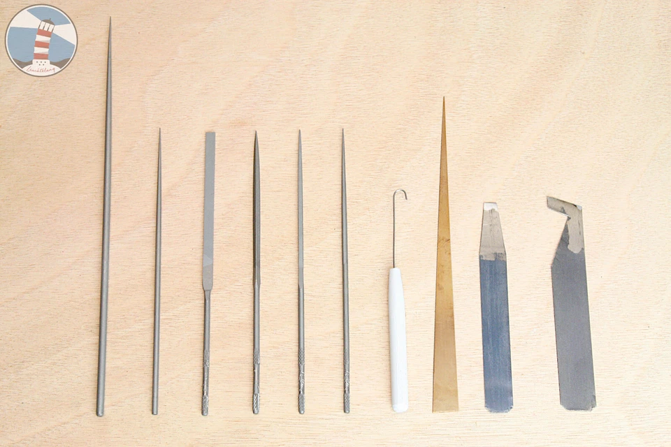 Akkordeon Stimmen Werkzeug Angel Haken Kratzer Plättchen Feile Tuning Reparatur - Image 1 of 1