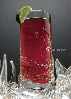 The KRAKEN PLASTIC HIGHBALL RUM SPIRIT GLASS | Limited Edition 2021 Tentacled - Image 1 of 4