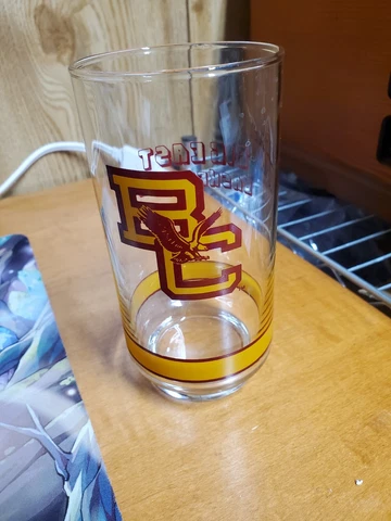 Vintage Boston College Eagles Big East Basketball Glass by Getty Cover