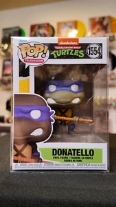 Funko Pop! TV: Teenage Mutant Ninja Turtles - Donatello - #1554 en protector - Imagen 1 de 7