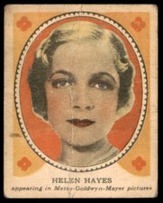 1938 R68 Shelby Gum Hollywood Screen Stars #28 HELEN HAYES POOR **RDX**