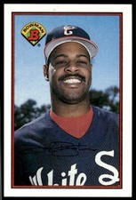 1989 Bowman Baseball Card Daryl Boston Chicago White Sox #70