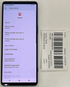 Sony Xperia 1 III (XQ-BC72) 256GB Dual Sim Unlocked Smartphone - Afbeelding 1 van 4