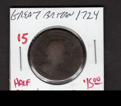 1724 Great Britain- Half Penny - Image 1 of 2