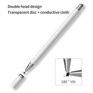 Thin Capacitive Touch Screen Pen Stylus For iPhone iPad Samsung PDA Phone Silver - Picture 1 of 10