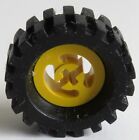 LEGO Technic - Opony / Opony 30 x 10,5 z obręczą (2 sztuki), żółte # 3482c02