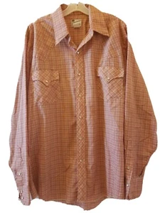 Jackson Jenkins Vintage Western Shirt Pearl Snap Button Down Men's Size XL USA - Picture 1 of 8