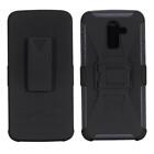 Shockproof Hybrid Armor Stand Hard Case Cover Belt Clip For Samsung Galaxy Phone