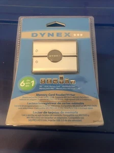 DYNEX 6 IN 1 MEMORY CARD READER WRITER DX-CR6N1 NIB - Picture 1 of 3