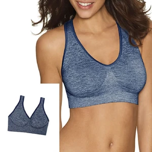 Hanes G39F Get Cozy Racerback Seamless Pullover Wirefree Bra - XL - Picture 1 of 4