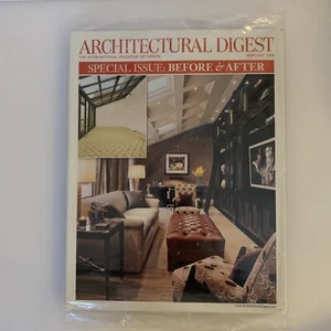 Architectural Digest Magazine Before & After February 2008 AD Special Issue New - Picture 1 of 3