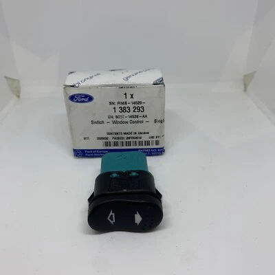 Genuine Ford Front Door Window Control Switch 1383293 - Image 1 of 4