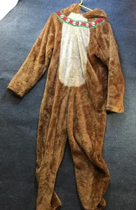Peluche 1 Pieza Reno Alce Cremallera Frontal Navidad Disfraz Adulto Talla XXL - Imagen 1 de 13