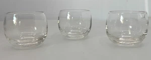Markenlos Roly Poly Klar Tumbler Gläser 4 Unzen Mid Century Modern Stil - Bild 1 von 7