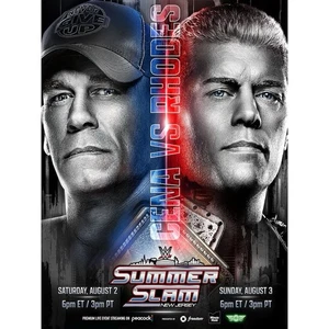 WWE Summerslam 2025 I Was There Program New Jersey John Cena Cody Rhodes - Picture 1 of 2