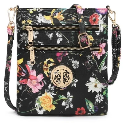 Women’s Small Crossbody Bag, Lightweight Shoulder Purse with Zipper Pockets - Image 1 of 4