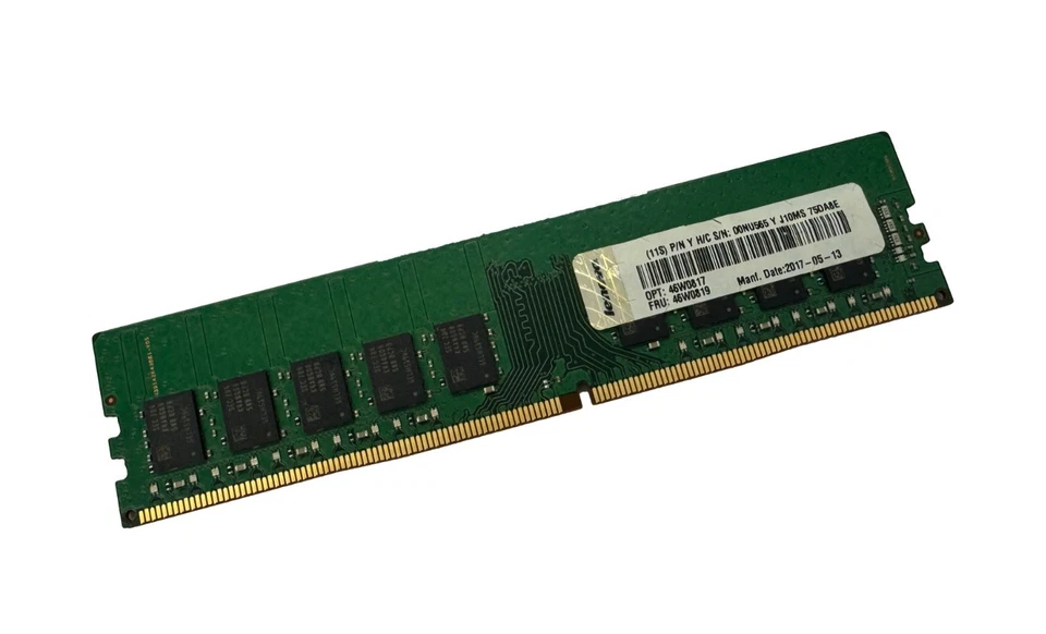 46W0817 46W0819 16GB Lenovo TruDDR4 PC4-2133 ECC UDIMM GENUINE x3250 M6 Memory - Image 1 of 1