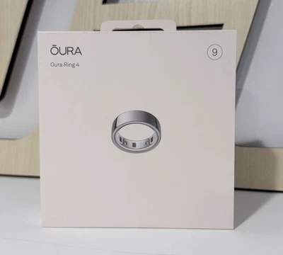 Oura Ring Gen 4 Silver Size 9 New in Box - Image 1 of 2