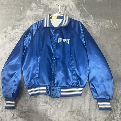 Chaqueta Wal-Mart Employee Satin Crew Talla M Hecha en EE. UU. ¡De colección Elegante! Foto 1 de 4