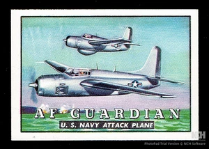 1952 Topps Wings 39 AF Guardian.  EXMT/EXMT+.  (TX7662). - Picture 1 of 2