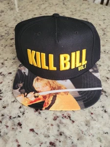 Kill Bill Vol 1 Hat Mens One Size Fits Most Snapback Cap Movie Fan Gift - NEW - Picture 1 of 7