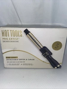 Hot Tools Pro Artist Rizador Secadora de Un Paso Oro 24K HTDR7006G - Imagen 1 de 7