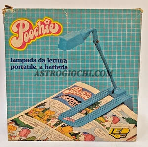 POOCHIE LAMPADA DA LETTURA PORTATILE A BATTERIA MATTEL VINTAGE 1984 NEW IN BOX - Picture 1 of 16