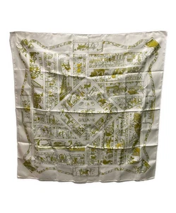 Hermes A la Gloire de Guillaume Silk Square Scarf Carre 90 Multicolor 88cm - Picture 1 of 3