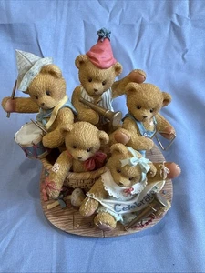 CHERISHED TEDDIES Commemorative 5 Year Anniversary STRIKE UP THE BAND FIGURINE - Picture 1 of 7