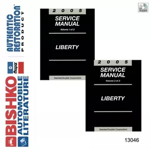 2005 Jeep Liberty Shop Service Repair Manual CD Engine Drivetrain Electrical - Picture 1 of 1