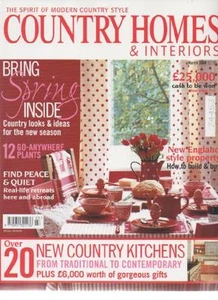 COUNTRY HOMES & INTERIORS MAGAZINE March 2006 Bring Spring Inside AL - Imagen 1 de 1