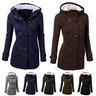Overcoat Parka Hooded Coat Outwear Hooded Warm Winter Fleece Thick Women