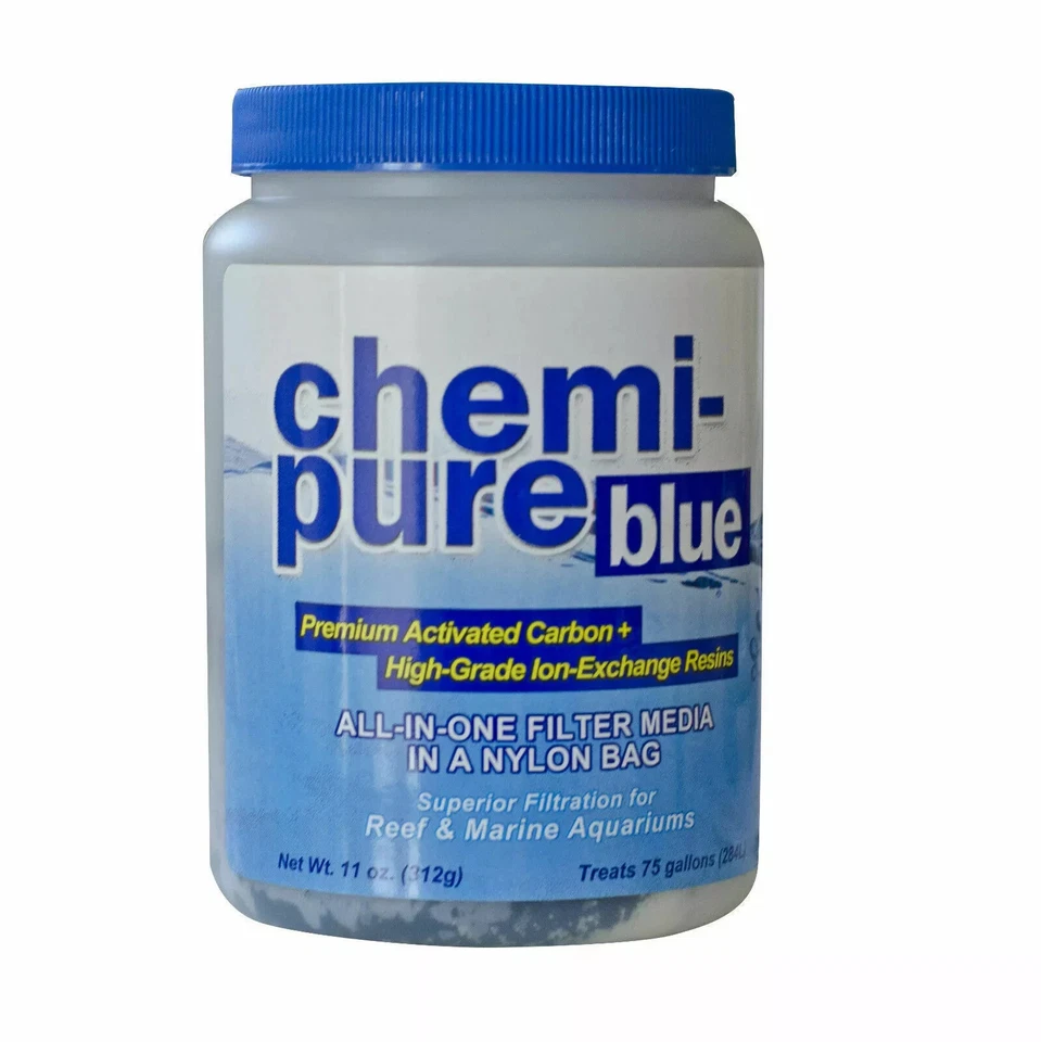 BOYD LABORATORIES Boyd Chemi Pure Blue Ion Exchange + Carbon Aquarium Fish Filter Media 11oz 312g