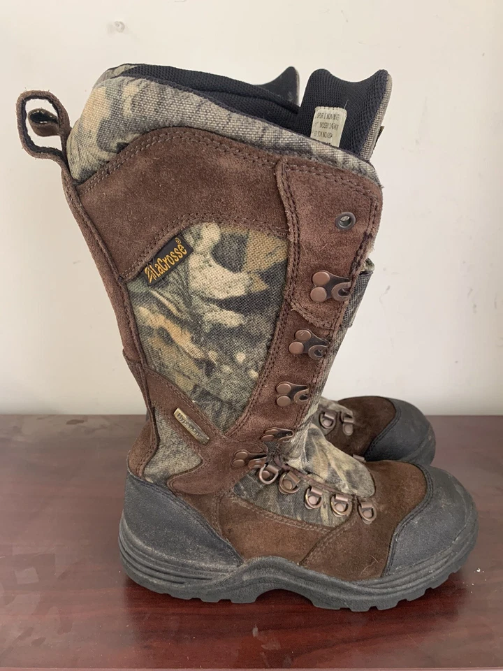LaCrosse Snake Resistant Hyper Dry Laceup Hunting Boots Size 7 No Laces - Image 1 of 4