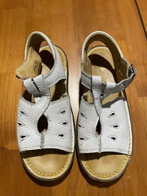 Sandalias Dr. Doc Martens Cuero Blanco Niño Talla 2 EU 33 Foto 1 de 4