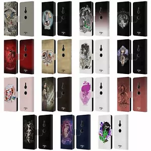 OFFICIAL ALCHEMY GOTHIC WOMAN LEATHER BOOK WALLET CASE COVER FOR SONY PHONES 1 - Picture 1 of 21