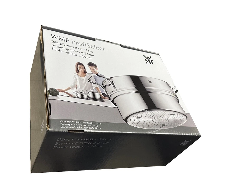 WMF ProfiSelect Dämpfereinsatz 24cm, Cromargan Edelstahl poliert, spülmaschineng - Bild 1 von 1