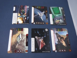 Star Wars X-Wing Promo Cards Nom Lumb K-2S0 Alexsandr Kallus Paige Tico GM5661 - Picture 1 of 2