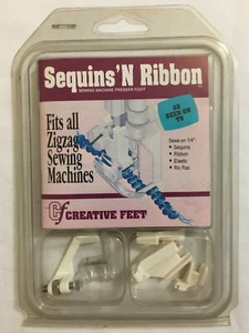 Sequins 'N Ribbon Sewing Machine Presser Foot Creative Feet Item # SR-94 NIP - Picture 1 of 3