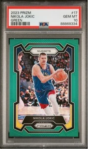 2023 Prizm Nikola Jokic Green Prizm Card Psa 10!!! - Picture 1 of 2