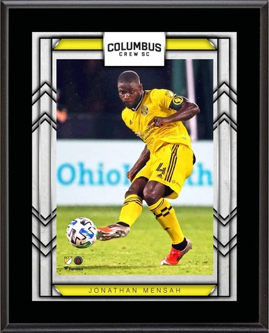 Jonathan Mensah Columbus Crew SC 10.5" x 13" Player Plaque Cover