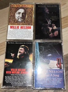 Willie Nelson 4 Cassette Lot Outlaw Country Stoner Rock - Picture 1 of 2