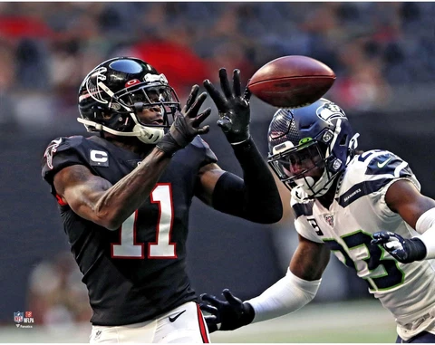 Julio Jones Atlanta Falcons Unsigned Catching 11" x 14" Photo - Fanatics Cover
