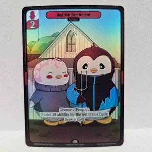 Pudgy Penguin TCG Vibes Bearish Sentiment 1st Edition 23/200 Holo Foil Holofoil - Picture 1 of 1