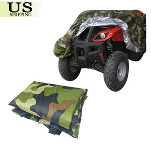 190T Camuflaje Impermeable ATV Cubierta Almacenamiento Para Polaris Honda Yamaha Suzuki EE. UU. - Imagen 1 de 7